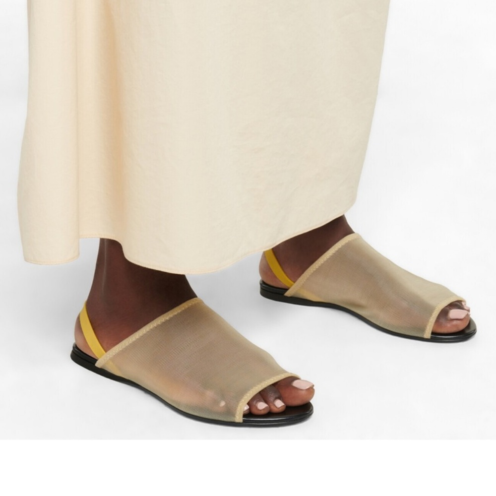 THE ROW Slingback Mesh Sandals - Picture 7 of 8